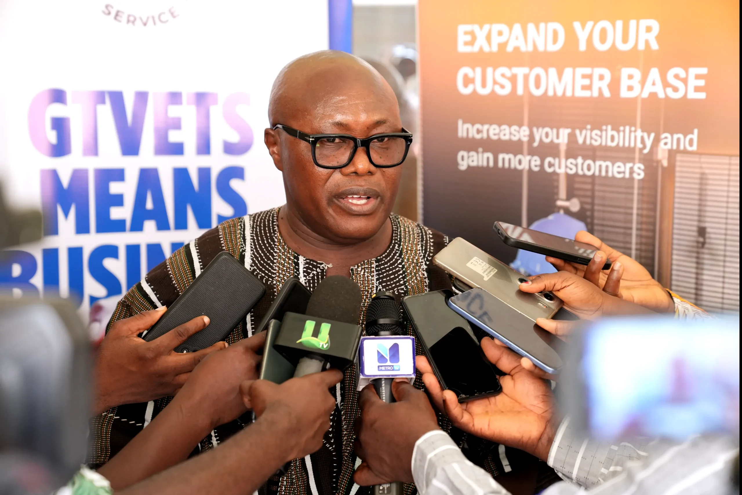 Dr. Eric Kofi Adzroe, the Director General of the Ghana TVET Service